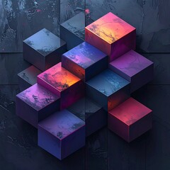 abstract cube background