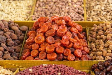 Breads and Nuts for Sale in Osh Bazaar
