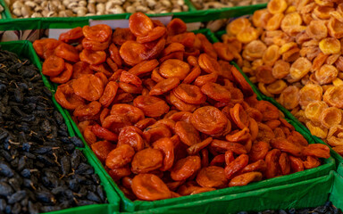 Breads and Nuts for Sale in Osh Bazaar