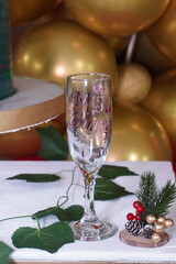 Copa para brindar con amigos