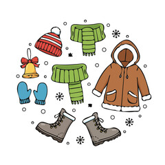 Christmas icons vector design and illustration