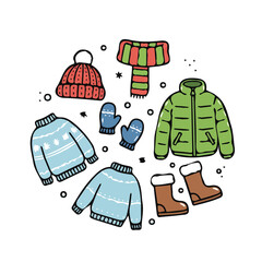 Christmas icons vector design and illustration