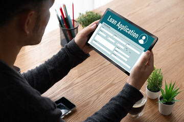 Online loan application form for modish digital information collection on the internet network