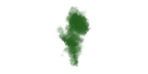 Ethereal green smoke plume rising mysteriously against a deep black background abstract vibrant vapor texture for