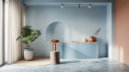 modern living room with window and fireplace interior design