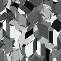 Modern abstract geometric style surface design suitable for wrapping, wallpaper, fashion, and textile projects.