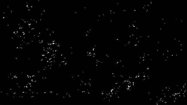 cosmos star Hand drawn falling snow spray winter. Vector texture background