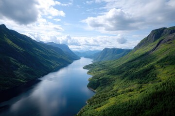 Peaceful Mountain Lake