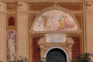 Church of San Salvatore (Chiesa di San Salvatore), it was originally built in the 12th century. Piazza Sarzano square, Genoa, Ligury, Italy, Europe.