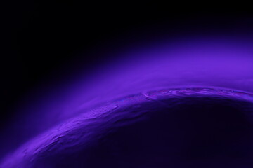 Purple liquid surface, phenomenal structure, green oils on a dark background, colourful abstract, surrealistic art, iridescent effect