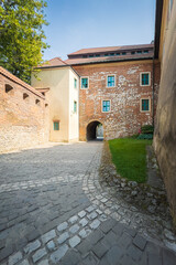 Fototapeta premium In the historic The Benedictine Abbey in Tyniec.
