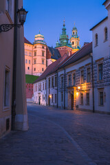 In the historic centre of Krakow