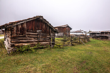 
Authentic wooden houses built in the regional architectural style in Bolu.