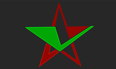 vector illustration of a star