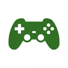 Gaming controller shown in simple design in color: chartreuse 2