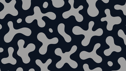 Minimal dark abstract blob pattern vector background in premium gray tones for corporate business technology and presentation design