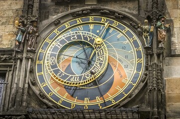 Prague's Famous Astronomical Clock, Czech Republic