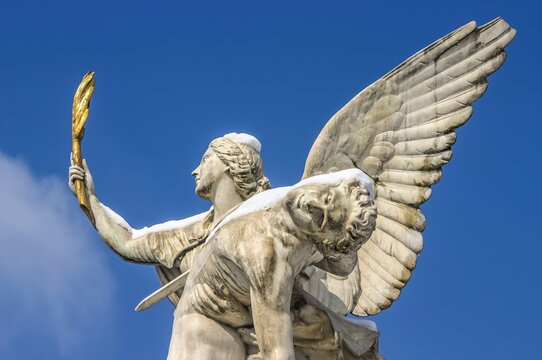 Sculpture Iris Takes the Fallen Hero to Olympus, Berlin, Germany