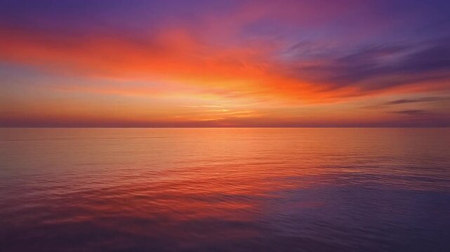 夕日　海面　ロマン　生成AI