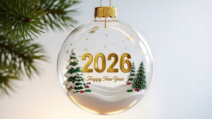 2026 new year s eve christmas ornament decoration