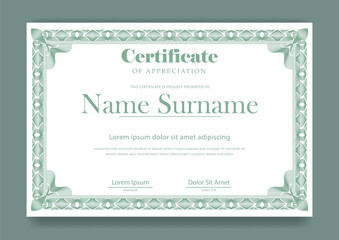 Certificate template design diploma certificates business
