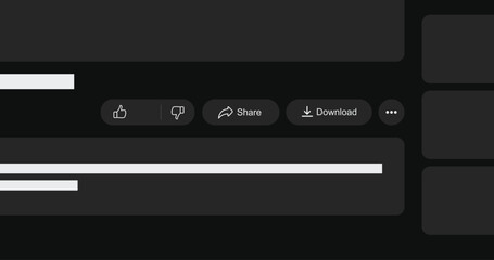 video player interface unique design