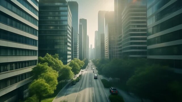 Clean Modern City Motion Background for Website Hero
Cinematic website hero background video of a clean modern city in soft daylight with gentle horizontal motion. Ideal for landing pages.