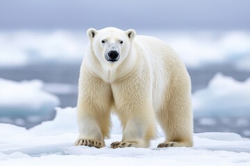 ホッキョクグマの堂々とした姿
