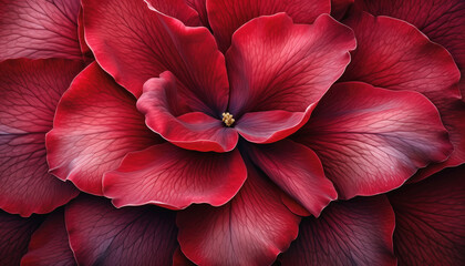 Czerwone płatki kwiatów 