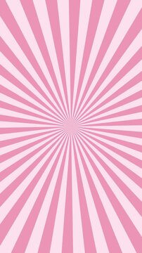 Soft pink sunburst animation background