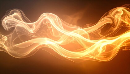 Mystical Incense Smoke Spiral. Abstract Religious Background