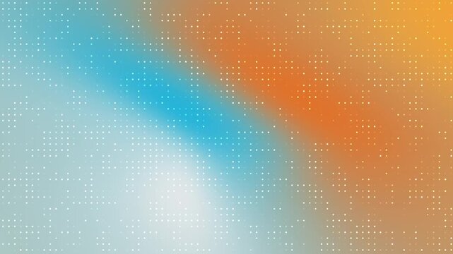 Abstract gradient background with orange and blue dotted textures suitable for design projects, social media posts, website banners, and presentations.