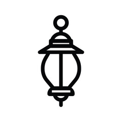 Obraz premium An ornate hanging lantern displays traditional eastern charm against the white background perfectly