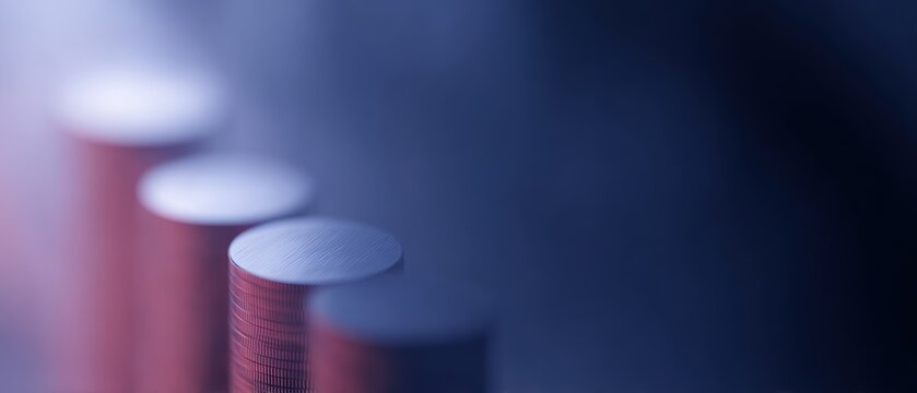 abstract finance background with subtle upward movement and premium tone