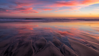 Ultra-Wide Abstract Futuristic Neon Landscape Desktop Wallpaper with Glowing Cyberpunk Horizon, Vibrant Digital Geometry, and Atmospheric Night Energy in High Resolution