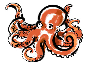 ドローイングのたこ