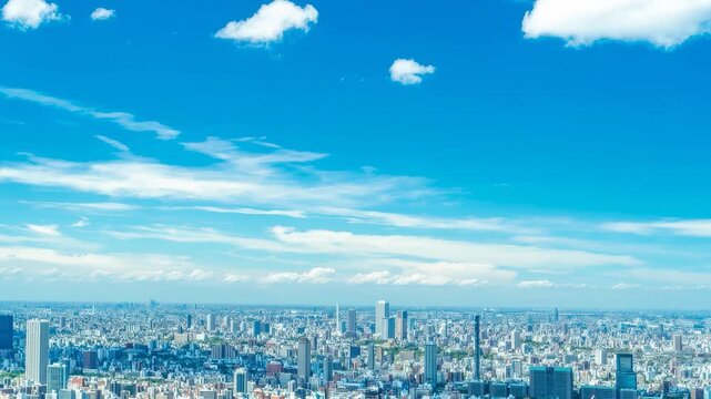 東京都心・ドローン撮影イメージ　市ヶ谷　池袋
