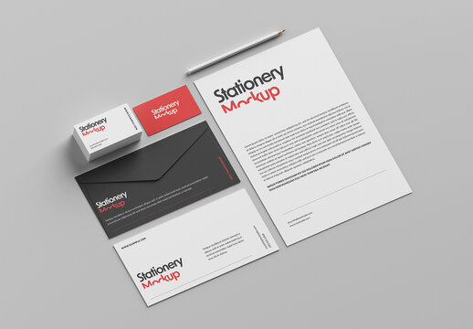 Stationery Set Mockup