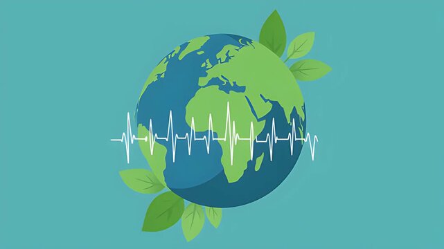 &ldquo;Animated Earth Rotation Minimal Vector&rdquo;