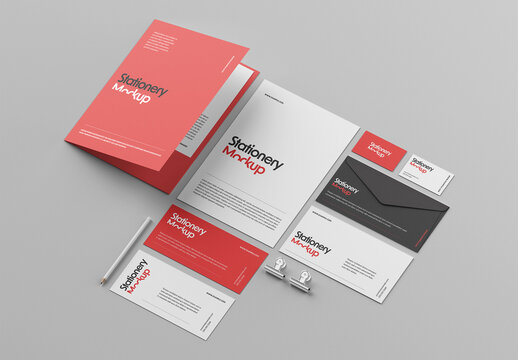 Stationery Set Mockup