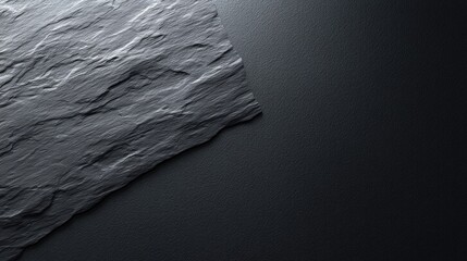 Textured Grey Stone Surface with Unique Patterns on a Dark Background for Modern Design, Architecture, and Abstract Concepts