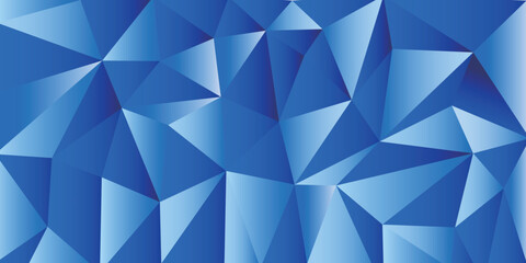 青　立体　幾何学　模様　背景