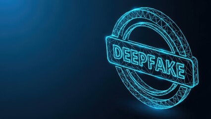 Digital deepfake technology concept with artificial intelligence and digital manipulation themes