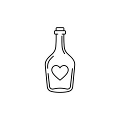 Valentine’s-Day outline or line icon design bundle.