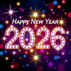 .2026 new year  greeting  card 