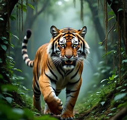 Obraz premium Big Tiger in jungle