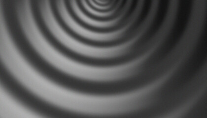 3d illustration, black and white background with circular pattern.