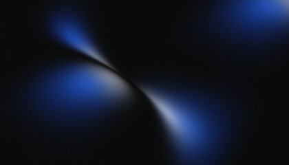 Blue black soft gradation background with noise texture.