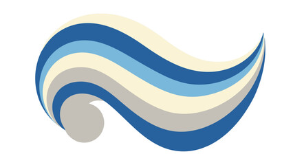 Abstract Swirl Waves Icon