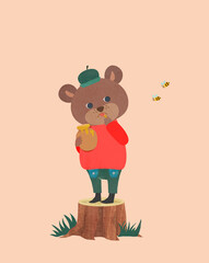 くまとはちみつ © saito